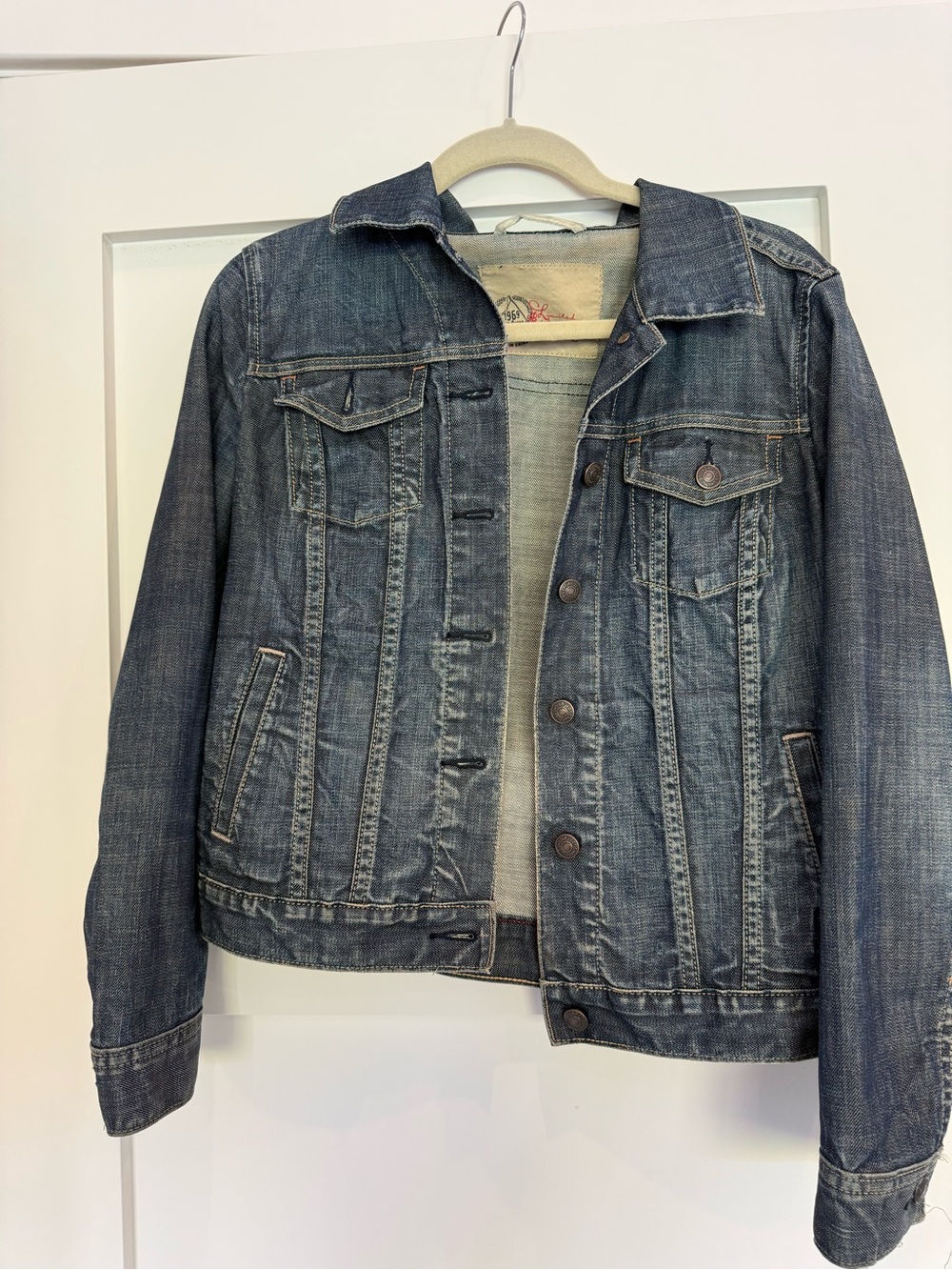 GAP Women's Dark Blue Denim Jacket